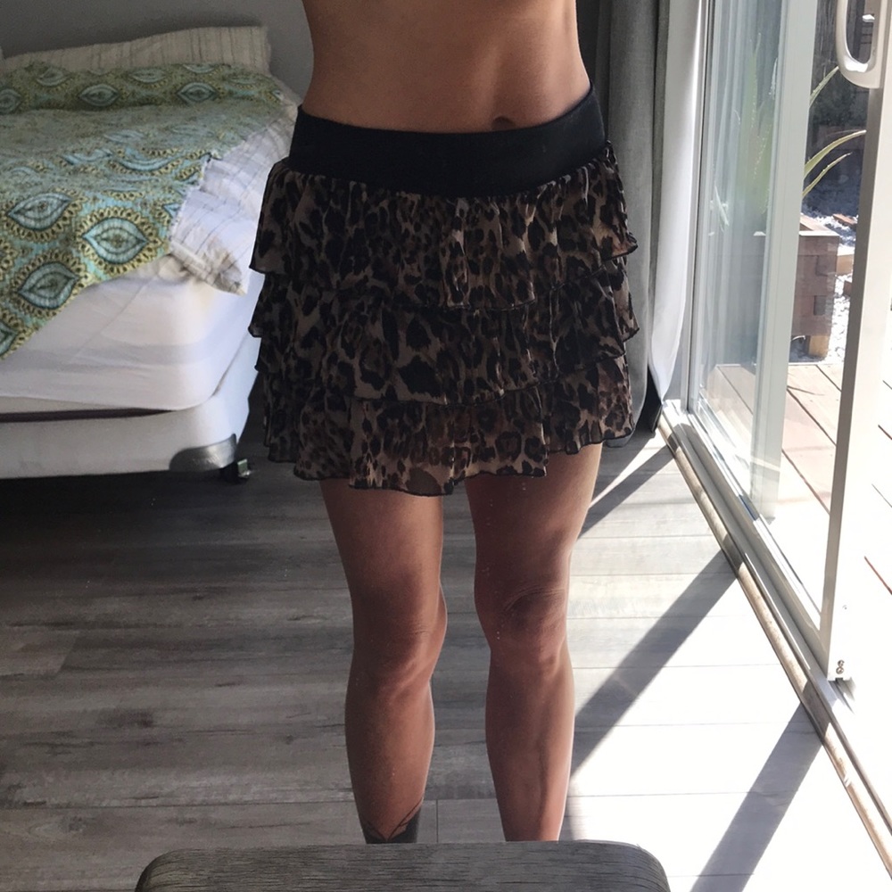 Leopard summer skirt